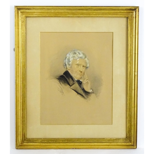 1832 - Henry Gales, 19th century, Watercolour, A portrait of a gentleman. Signed and dated 1867 lower left.... 