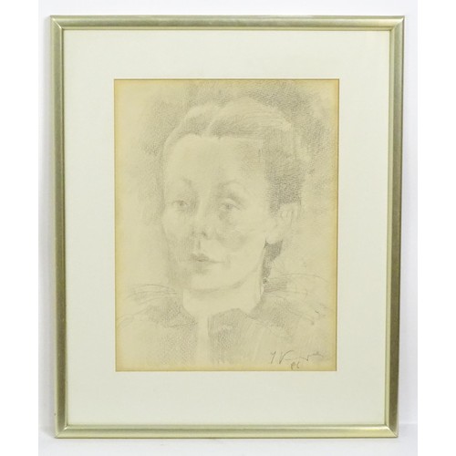 1863 - Yuri Leonidovich Kuper / Kuperman (b. 1940), Russian School, Pencil drawing, A portrait study of the... 