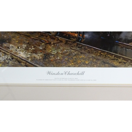 1922 - After Terence Cuneo (1907-1996), Two signed limited edition railway / train prints, La Fleche D'Or, ... 