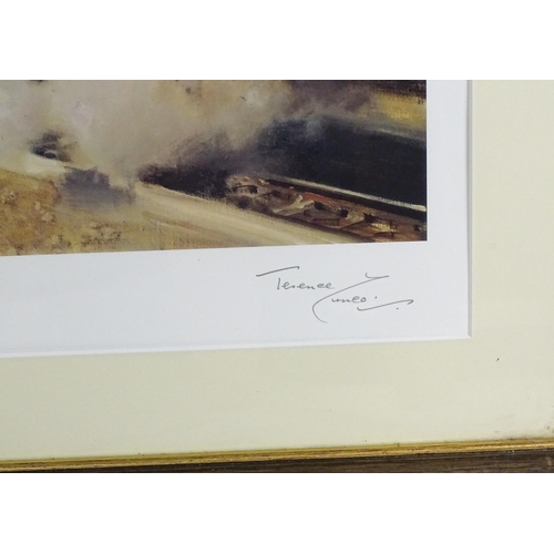 1922 - After Terence Cuneo (1907-1996), Two signed limited edition railway / train prints, La Fleche D'Or, ... 