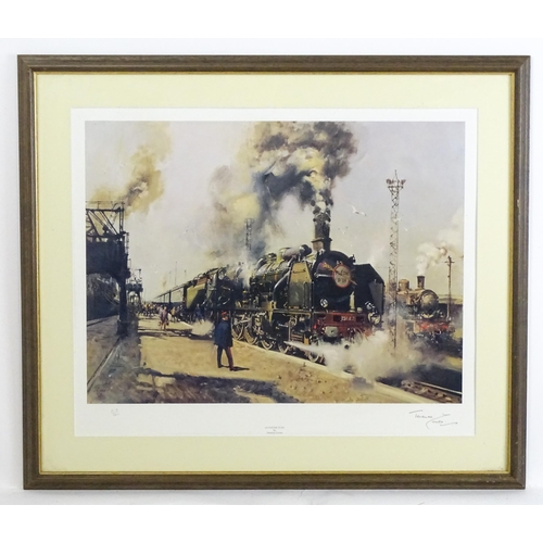 1922 - After Terence Cuneo (1907-1996), Two signed limited edition railway / train prints, La Fleche D'Or, ... 