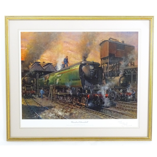 1922 - After Terence Cuneo (1907-1996), Two signed limited edition railway / train prints, La Fleche D'Or, ... 