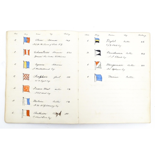 1955 - Nautical / Maritime Interest: Assorted yachting / sailing yacht logs comprising a 19thC log book con... 