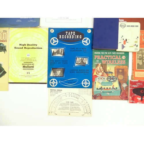 1971 - A quantity of early to mid Wireless / Radio and Television manuals, catalogues and magazines, to inc... 