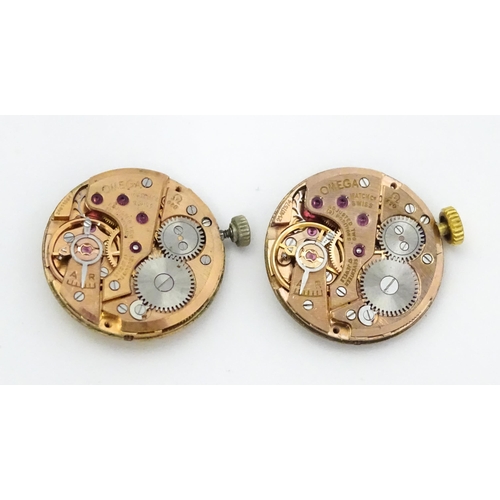 804 - A quantity of assorted watch movements to include Omega, Accurist, Rotary, etc. Together with variou... 