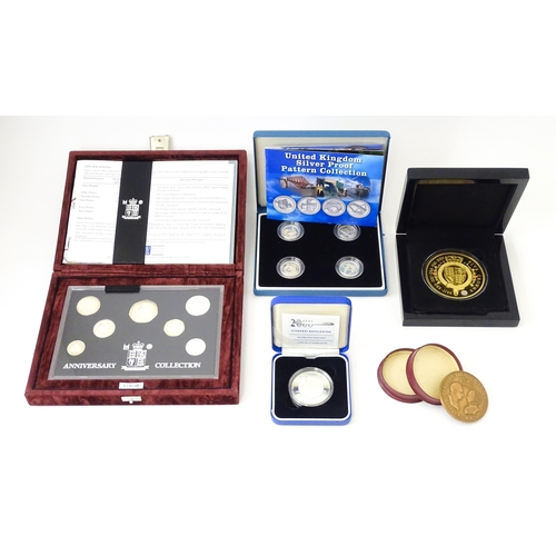 825 - Collector's Coins: a 1996 Royal mint Decimalisation commemorative silver seven-coin proof set, boxed... 