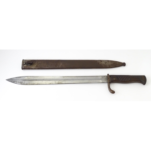 833 - Militaria , WWI / World War 1 / First World War / WW1 : an Imperial German army 'Butcher Blade' bayo... 