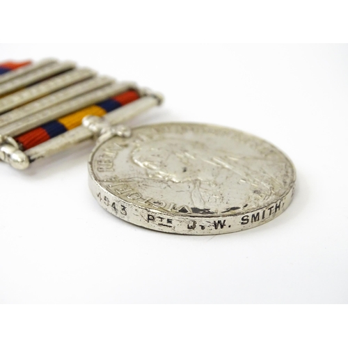 837 - Militaria : Victorian British Army African campaign medals, comprising: a Queen's South Africa medal... 