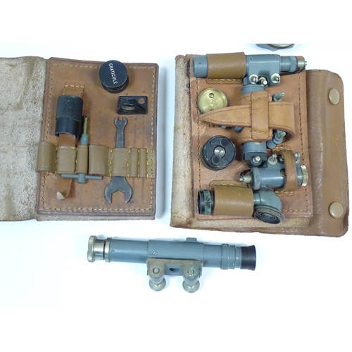 1185 - An early to mid 20thC cased 'Tavistock' theodolite by Cooke, Troughton and Simms, York. Stamped with... 