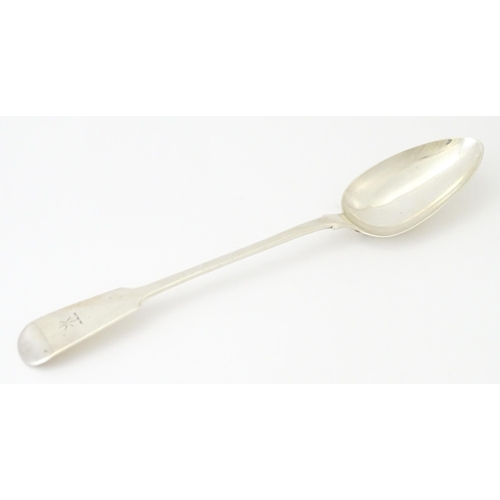 415A - A silver basting spoon hallmarked London 1816, maker Sarah & John William Blake. Approx.12