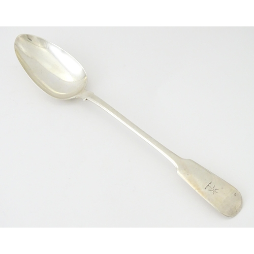 415A - A silver basting spoon hallmarked London 1816, maker Sarah & John William Blake. Approx.12