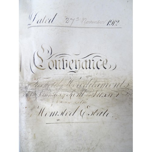 1950 - Kent local interest : a quantity of 17thC and later indentures, conveyance documents and ephemera fr... 