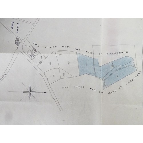 1950 - Kent local interest : a quantity of 17thC and later indentures, conveyance documents and ephemera fr... 