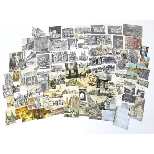 1969 - A large quantity of photographs and postcards depicting civic and religious architecture , to includ... 