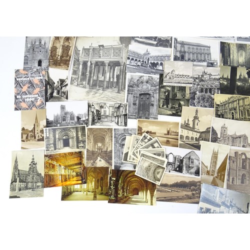 1969 - A large quantity of photographs and postcards depicting civic and religious architecture , to includ... 