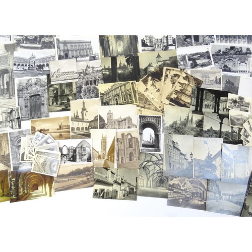 1969 - A large quantity of photographs and postcards depicting civic and religious architecture , to includ... 