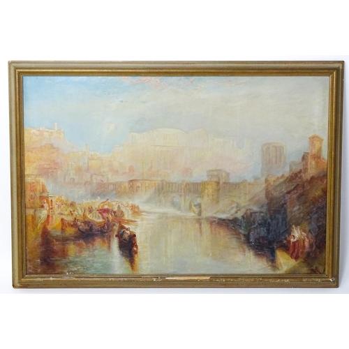 1646 - After Joseph Mallord William Turner (1775-1851), 20th century, Oil on canvas, Ancient Rome; Agrippin... 