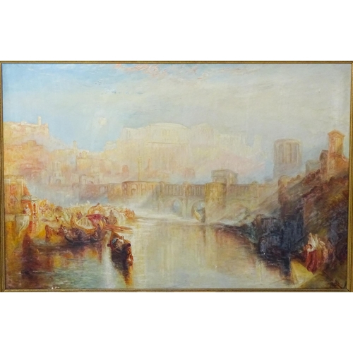 1646 - After Joseph Mallord William Turner (1775-1851), 20th century, Oil on canvas, Ancient Rome; Agrippin... 