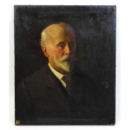 1648 - Edward James Rogers (1872-1938), Irish School, Oil on canvas, A portrait of the artist's father, Jam... 