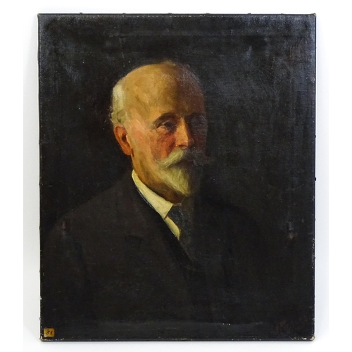 1648 - Edward James Rogers (1872-1938), Irish School, Oil on canvas, A portrait of the artist's father, Jam... 