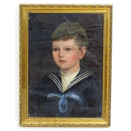 1660 - Edward James Rogers (1872-1938), Irish School, Oil on canvas, A portrait of the artist's son, Dougla... 