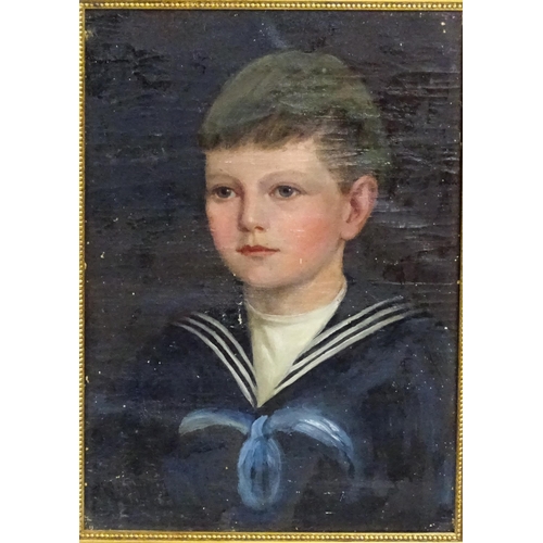 1660 - Edward James Rogers (1872-1938), Irish School, Oil on canvas, A portrait of the artist's son, Dougla... 