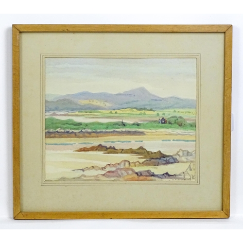 1760 - William Miles Johnston (1893-1974), Scottish School, Watercolour, Kirkcudbright. Signed lower right.... 