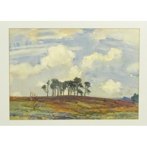 1784 - Sidney Dennant Moss (1884-1946), Watercolour, A Suffolk country landscape. Signed lower. Approx. 10 ... 