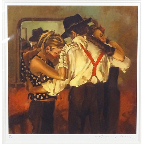 1905 - After Raymond Leech, Signed limited edition print, Another Crazing Fling. Signed and numbered 48 / 2... 