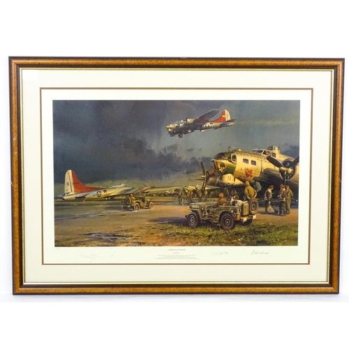 1915 - After Robert Taylor (b.1946), Signed limited edition print, Company of Heroes, depicting B-17s of th... 