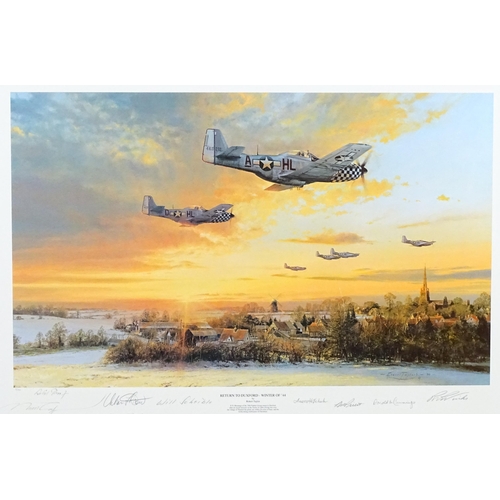 1916 - After Robert Taylor (b.1946), Signed limited edition Artist Proof print, Return to Duxford. Signed i... 