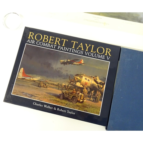 1918 - After Robert Taylor (b.1946), Signed limited edition print, Little Friends, depicting P-51 Mustangs ... 