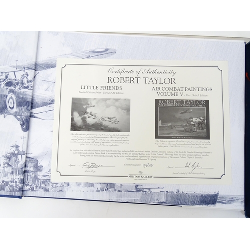 1918 - After Robert Taylor (b.1946), Signed limited edition print, Little Friends, depicting P-51 Mustangs ... 