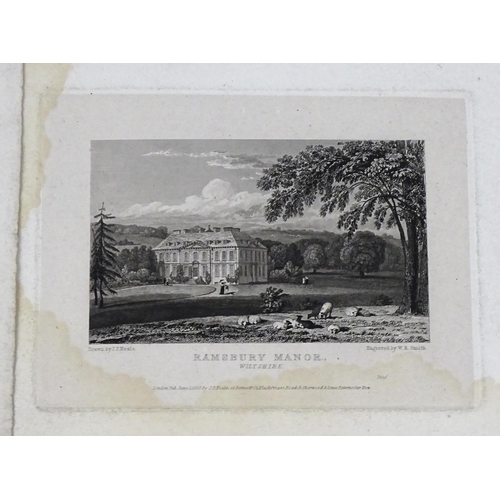 1946 - A quantity of 18th century and later engravings to include Inveraray Castle Scotland, King's Weston ... 