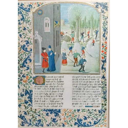 1883 - 20th century, French School, Colour prints from Les Profits Champetres by Pierre de Crescens. Approx... 