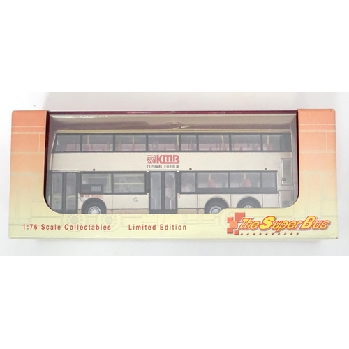 201 - Toys: A quantity of assorted die cast scale model vehicles, buses etc. to include a KMB Corgi Toys l... 