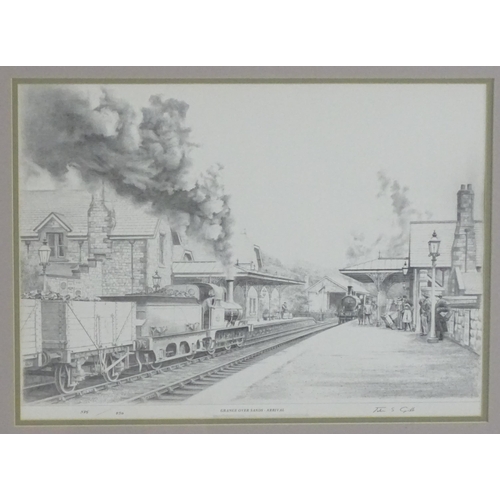 257 - A pair of limited edition railway / train / locomotive prints after John S Gibb (b. 1939), comprisin... 