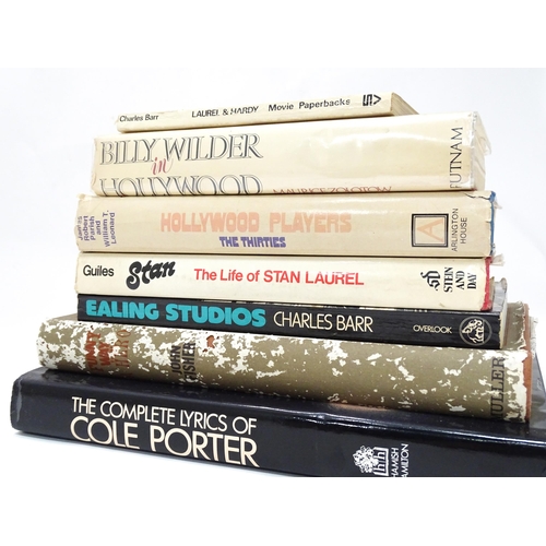 316 - Books: A quantity of books to include Billy Wilder in Hollywood by Maurice Zolotow, Hollywood Player... 