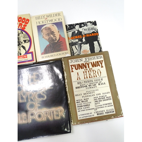 316 - Books: A quantity of books to include Billy Wilder in Hollywood by Maurice Zolotow, Hollywood Player... 