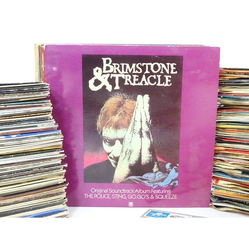 326 - A large quantity of vinyl records, 33rpm albums including Matt Monro 'Hits of Yesterday' , Brimstone... 