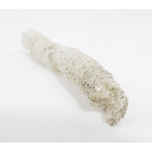 539 - Natural History / Geology Interest: A fulgurite specimen from lightning strike. Approx. 3 1/4