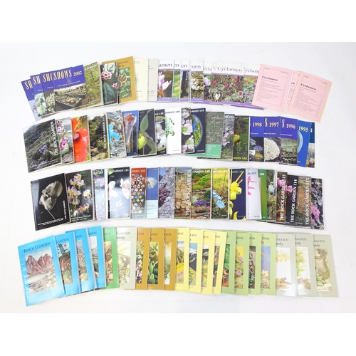 696 - Books / Periodicals - Botany interest: A quantity of The Rock Garden Quarterly to include issues fro... 