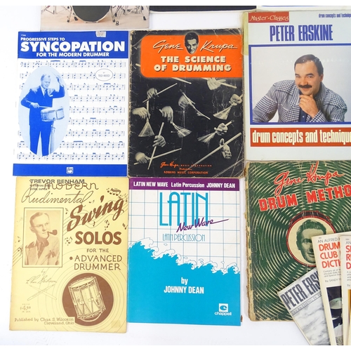 699 - A quantity of mid to late 20thC drum sheet music and tuition books, to include 'Norman Grossman's Th... 