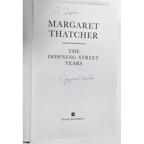 224 - Books: a quantity of books on the subject of politics, to include The Downing Street Years by Margar... 