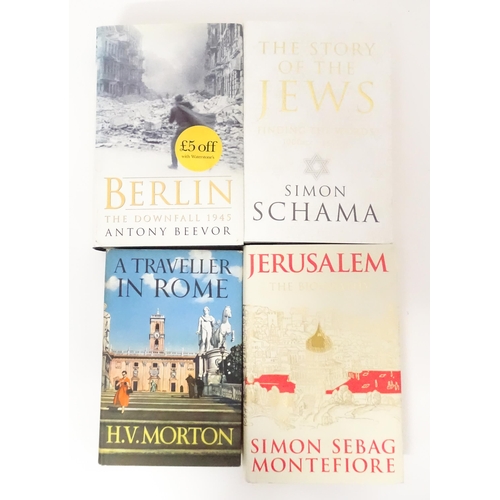 525 - Books: Four hardback books on the subject of history comprising 'The Story of the Jews' by Simon Sch... 