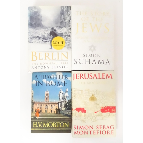 525 - Books: Four hardback books on the subject of history comprising 'The Story of the Jews' by Simon Sch... 