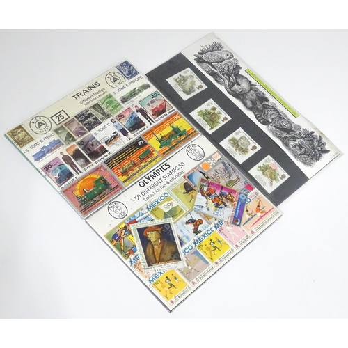 333 - Stamps: A quantity of assorted 20thC stamps, to include Singapore, Philippines, Vietnam, Spain, etc.... 