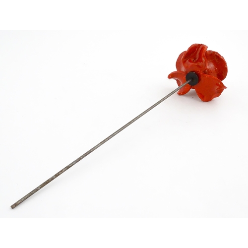 209 - A Paul Cummins ceramic poppy made for the art installation Blood Swept Lands and Seas of Red at the ... 