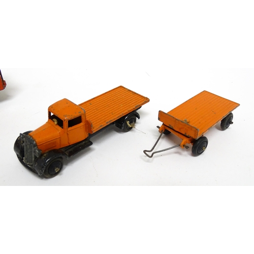 1167 - Toys: A quantity of die cast scale model Dinky Toys / Dinky Supertoys to include Leyland Octopus no.... 