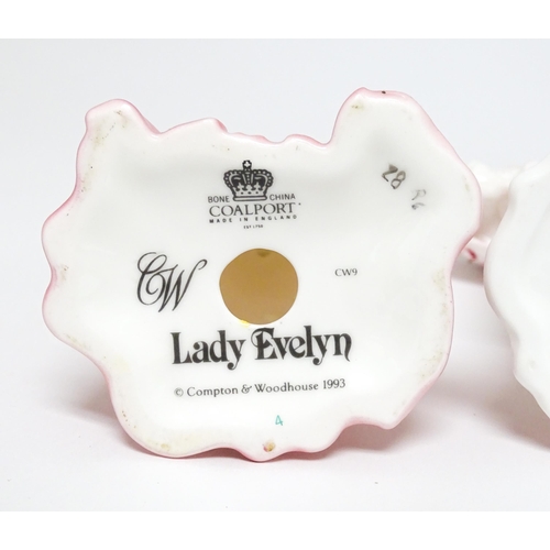 196 - Eight Coalport ladies to include Lady Evelyn, Lady Lydia, Lady Clara, Lady Florence, Lady May, Lady ... 